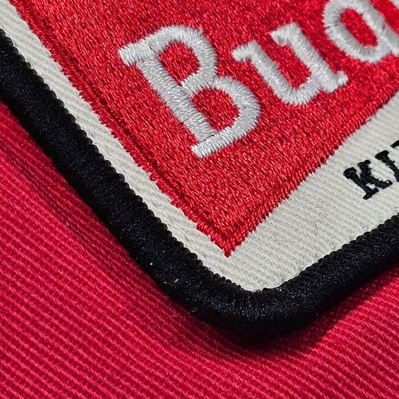 Vintage Budweiser Trucker Hat Red & White Mesh Snapback Adjustable Official Prod - Picture 8 of 11